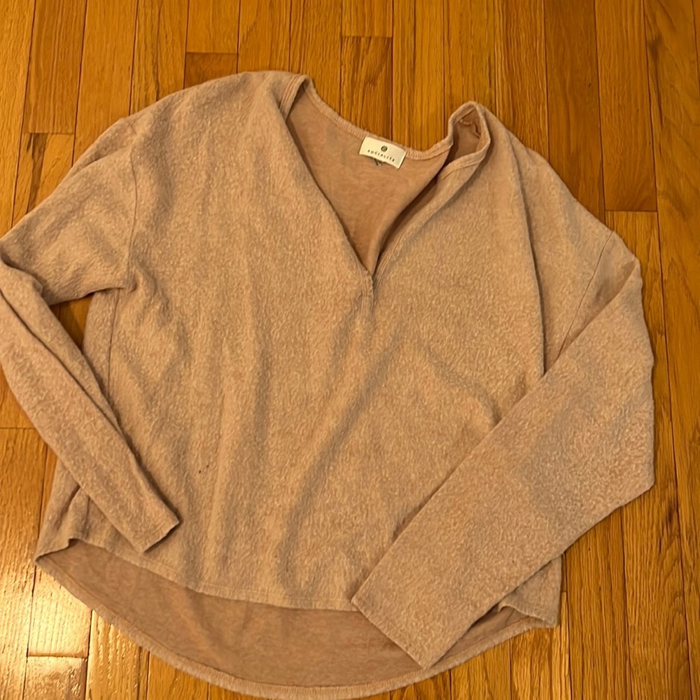 Socialite Pink V-Neck Top